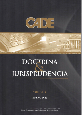 Revista CADE : Doctrina & Jurisprudencia, T.LX - Ene. 2022