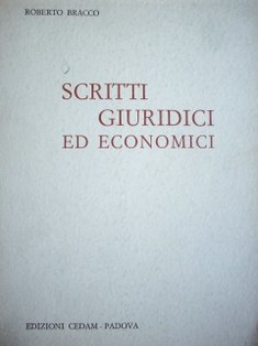 Scritti giuridici ed economici