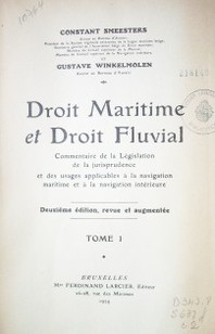 Droit maritime et droit fluvial