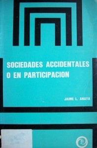 Sociedades accidentales o en participación