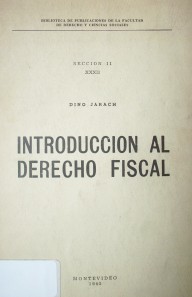 Introducción al Derecho Fiscal