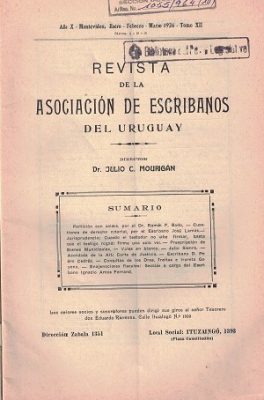 Revista de la Asociación de Escribanos del Uruguay