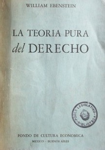 La teoría pura del Derecho