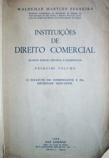 Instituçoes de direito comercial