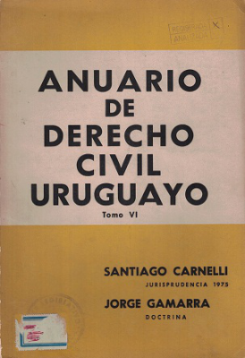 Anuario de Derecho Civil Uruguayo, T.VI - 1975