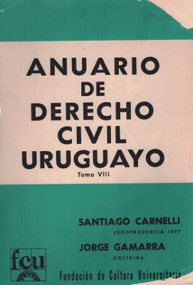 Anuario de Derecho Civil Uruguayo, T.VIII - 1977