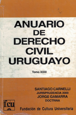 Anuario de Derecho Civil Uruguayo, T.XXXI - 2000