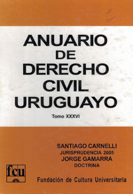Anuario de Derecho Civil Uruguayo, T.XXXVI - 2005