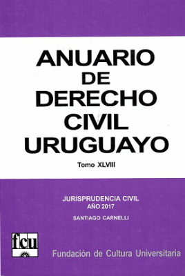 Anuario de Derecho Civil Uruguayo, T.XLVIII - 2017