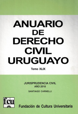 Anuario de Derecho Civil Uruguayo, T.XLIX - 2018