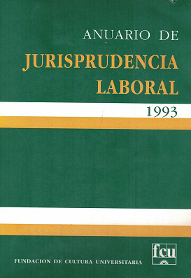 Anuario de Jurisprudencia Laboral, Año 1993 - 1993