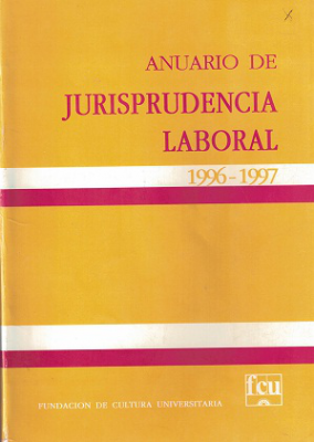 Anuario de Jurisprudencia Laboral, Año 1996-1997 - 1996-1997