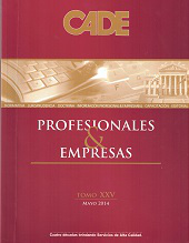 Revista CADE : Profesionales & Empresas, T.XXV - May. 2014