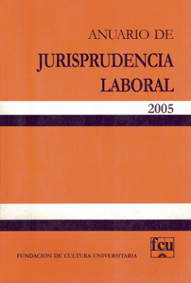 Anuario de Jurisprudencia Laboral, Año 2005 - 2005