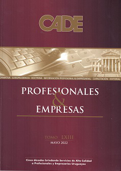 Revista CADE : Profesionales & Empresas, T.LXIII - May. 2022