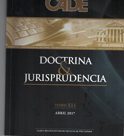 Revista CADE : Doctrina & Jurisprudencia, T.XLI - Abr. 2017