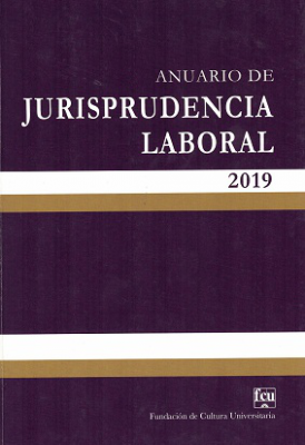 Anuario de Jurisprudencia Laboral, Año 2019 - 2019