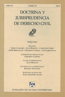 Doctrina y Jurisprudencia de Derecho Civil, T.IV - 2016