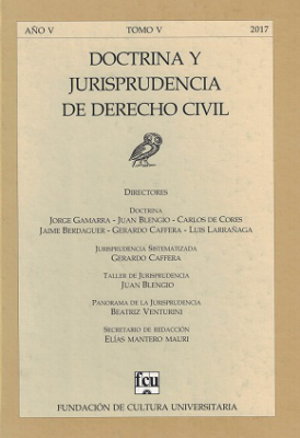Doctrina y Jurisprudencia de Derecho Civil, T.V - 2017