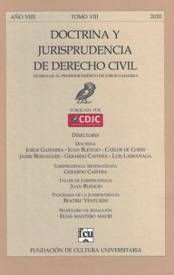 Doctrina y Jurisprudencia de Derecho Civil, T.VIII - 2020