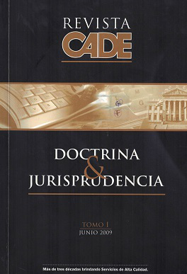 Revista CADE : Doctrina & Jurisprudencia, T.I - Jun.2009