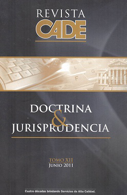 Revista CADE : Doctrina & Jurisprudencia, T.XII - Jun. 2011