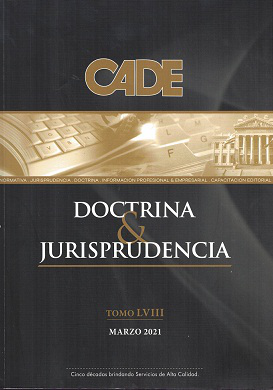 Revista CADE : Doctrina & Jurisprudencia, T.LVIII - Mar. 2021