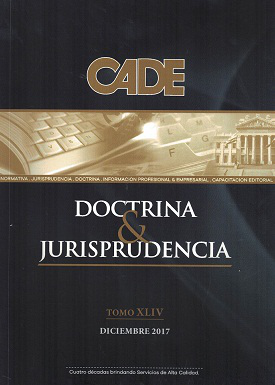 Revista CADE : Doctrina & Jurisprudencia, T.XLIV - Dic. 2017