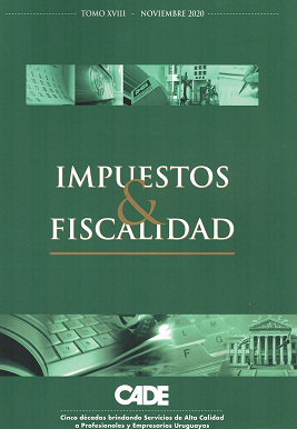 Revista CADE : Impuestos & Fiscalidad, T.XVIII - Nov. 2020