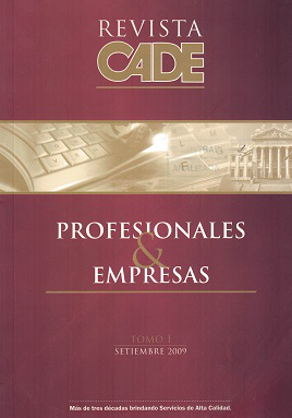 Revista CADE : Profesionales & Empresas, T.I - Set. 2009