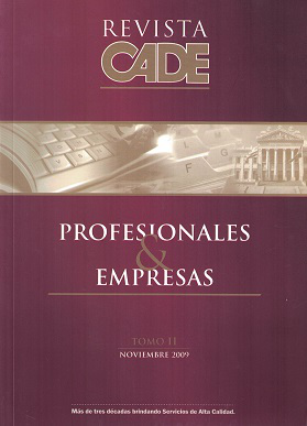 Revista CADE : Profesionales & Empresas, T.II - Nov. 2009