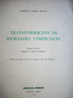 Transformación de sociedades comerciales