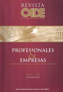 Revista CADE : Profesionales & Empresas, T.XII - Set. 2011