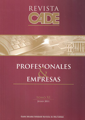 Revista CADE : Profesionales & Empresas, T.XI - Jul. 2011