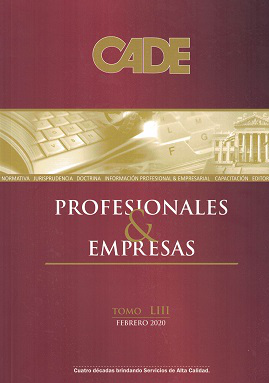 Revista CADE : Profesionales & Empresas, T.LIII - Feb. 2020