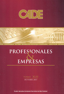 Revista CADE : Profesionales & Empresas, T.XLII - Oct. 2017