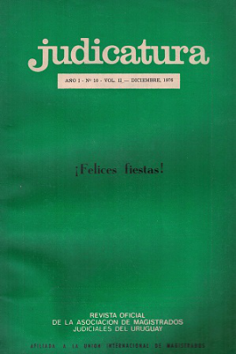 Judicatura, N&ordm;10 - Dic. 1976