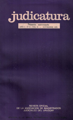 Judicatura, N&ordm;9 - Nov. 1976
