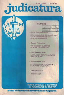 Judicatura, N&ordm;25-26 - Jun. 1989