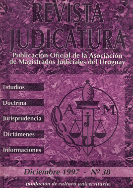 Judicatura, Nº38 - Dic. 1997