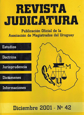 Judicatura, Nº42 - Dic. 2001