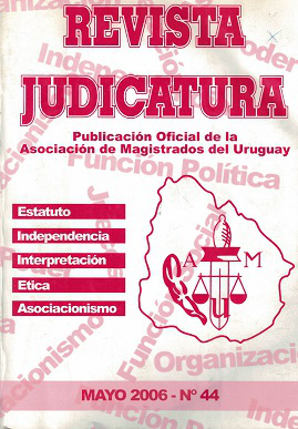 Judicatura, Nº44 - May. 2006