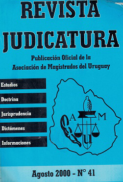 Judicatura, Nº41 - Ago. 2000