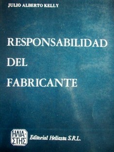 Responsabilidad del fabricante