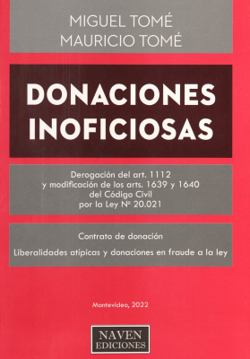 Donaciones inoficiosas : derogación del art. 1112 y modificación de los arts. 1639 y 1640 del Código Civil por la ley nº 20.021