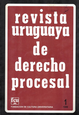 Revista Uruguaya de Derecho Procesal, N&ordm;1 (1999) - 1999