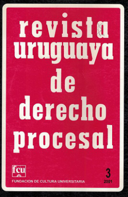 Revista Uruguaya de Derecho Procesal, N&ordm;3 (2001) - 2001