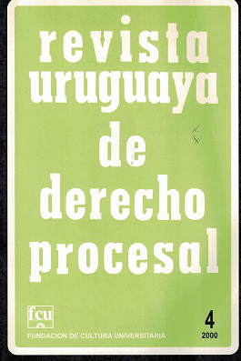 Revista Uruguaya de Derecho Procesal, Nº4 (2000) - 2000