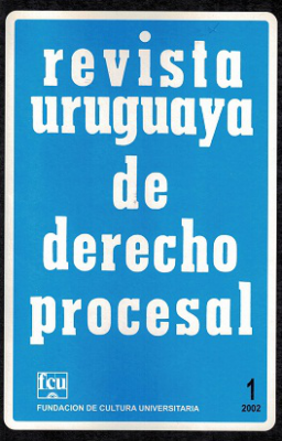 Revista Uruguaya de Derecho Procesal, Nº1 (2002) - 2002