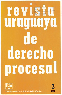 Revista Uruguaya de Derecho Procesal, Nº3 (2007) - 2007